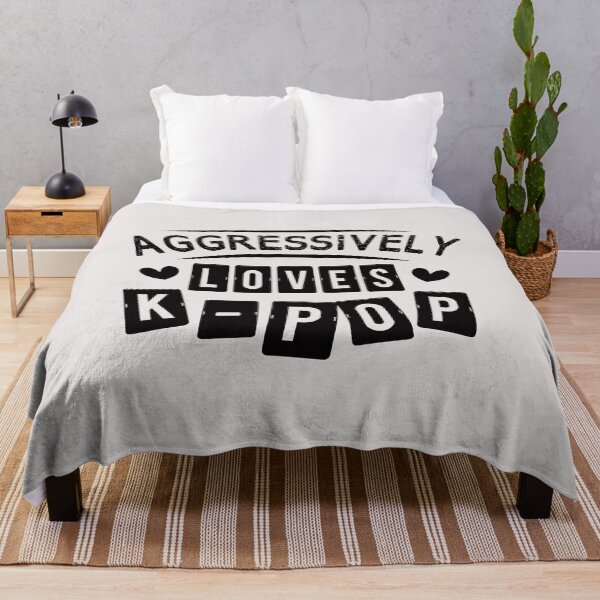 Item preview, Aggressively Loves K-pop Funny  designed and sold by JooArtPrints  ★★★★★.