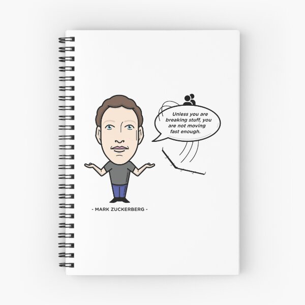 Item preview, Mark Zuckeberg - Breaking Stuff designed and sold by hustlemoji.