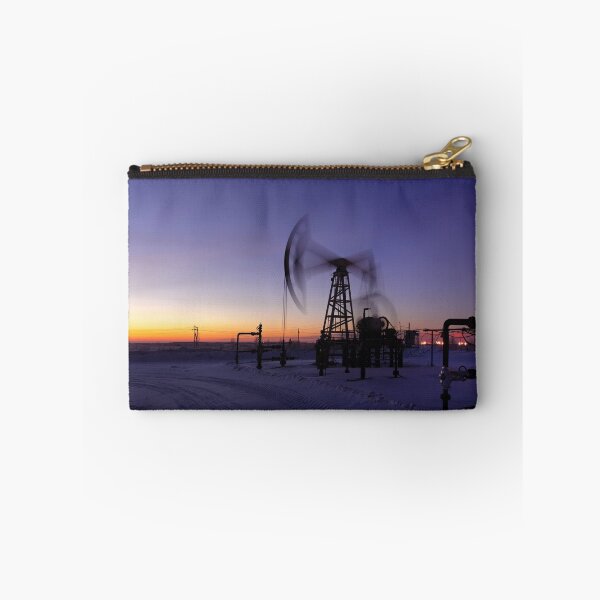Item preview, Oil rig at night. designed and sold by bashta.