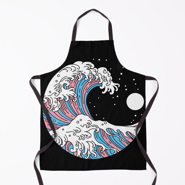 Item preview, Circular Japanese Trans Wave. Transgender Pride designed and sold by Subtle Pride Shop.