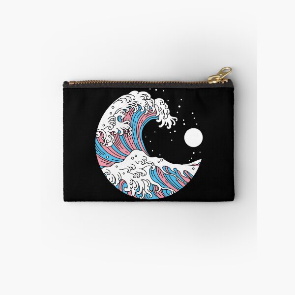 Item preview, Circular Japanese Trans Wave. Transgender Pride designed and sold by Subtle Pride Shop.
