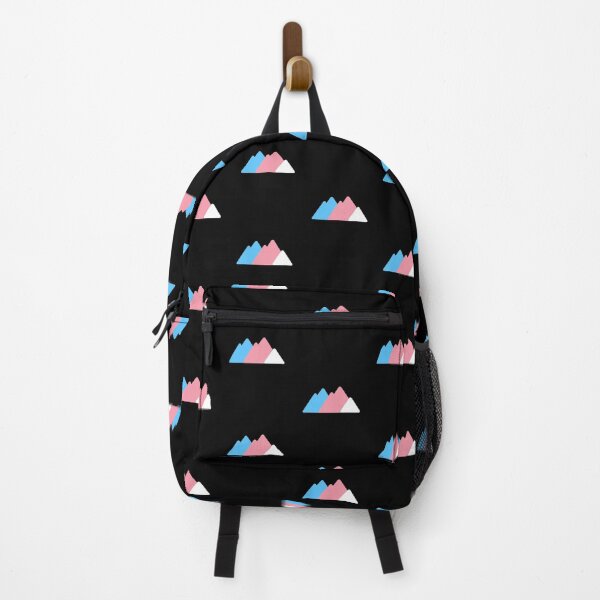 Item preview, Triangle Trans Mountains. Transgender Pride designed and sold by Subtle Pride Shop.