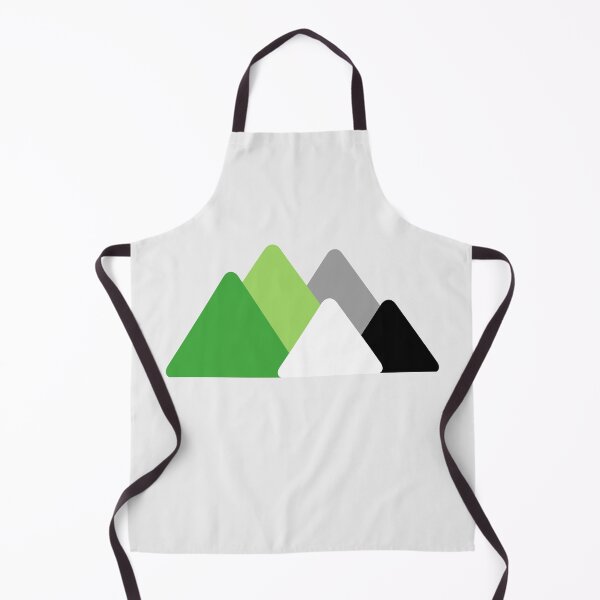 Item preview, Triangle Aro Mountains. Aromantic Pride designed and sold by Subtle Pride Shop.