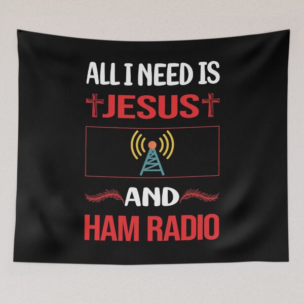 Item preview, Gracioso Jesus Radioaficionado Radioaficionado designed and sold by FifineCroteau.