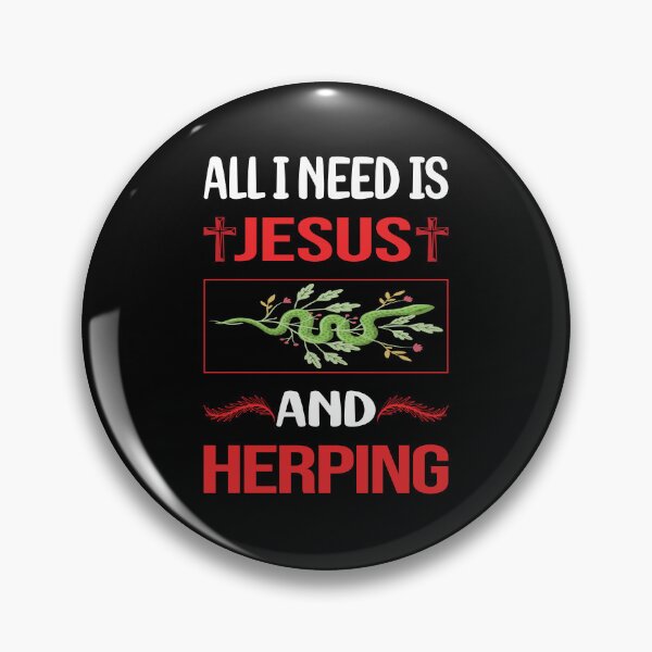 Item preview, Funny Jesus Herping Herpetologist Herpetology Herp Herps Herper designed and sold by FifineCroteau.