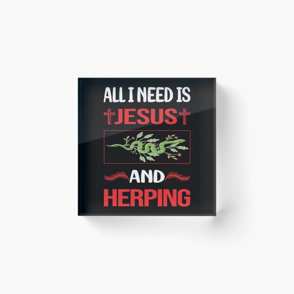 Item preview, Funny Jesus Herping Herpetologist Herpetology Herp Herps Herper designed and sold by FifineCroteau.