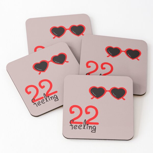 Item preview, Feeling 22 with heart sunglasses  designed and sold by Your Fantasy.