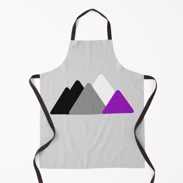 Item preview, Triangle Ace Mountains. Asexual Pride designed and sold by Subtle Pride Shop.