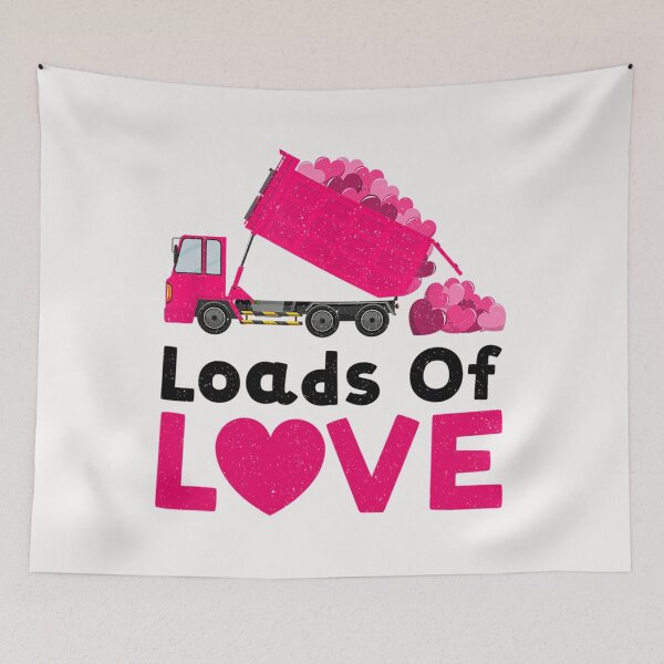 Item preview, Kids Valentine's Day Loads of Love Cute Dump Truck Boys designed and sold by Peggy4822.