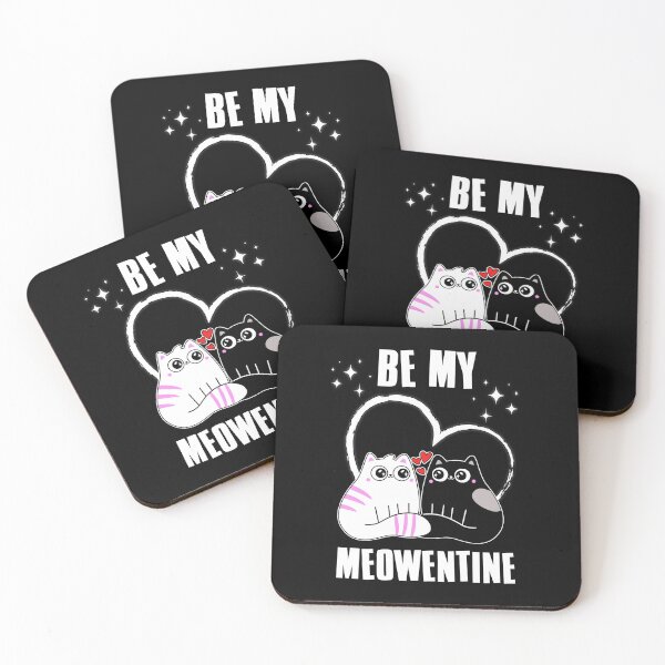 Item preview, Happy Meowentines Day, Be My Meowentine, Cat lover Valentines Day designed and sold by FNStuff.