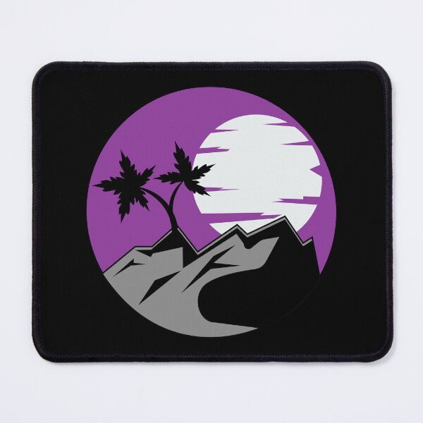 Item preview, Tropical Ace Sun and Trees. Asexual Pride designed and sold by Subtle Pride Shop.