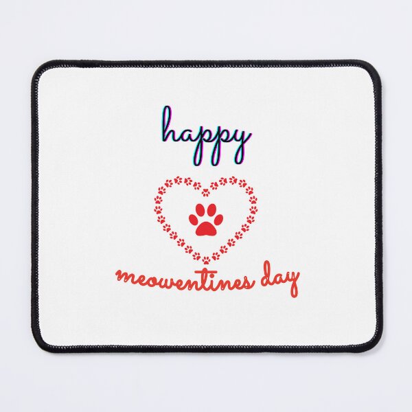 Item preview, Happy meowentines day - Cute Cat Art designed and sold by Mintminz.
