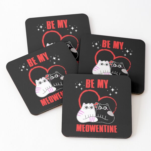 Item preview, Happy Meowentines Day, Be My Meowentine, Cat lover Valentines Day designed and sold by FNStuff.