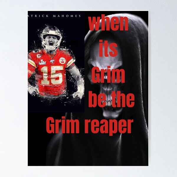 Mahomes Grim Reaper Poster (XL Fine Art Print) good