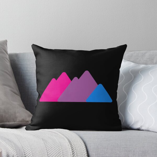 Item preview, Triangle Bi Mountains. Bisexual Pride designed and sold by Subtle Pride Shop.