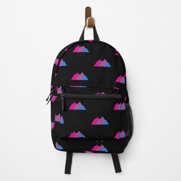 Item preview, Triangle Bi Mountains. Bisexual Pride designed and sold by Subtle Pride Shop.