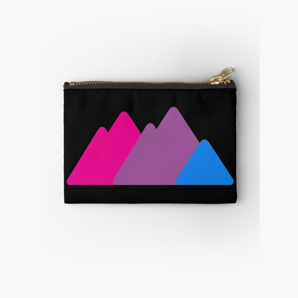 Item preview, Triangle Bi Mountains. Bisexual Pride designed and sold by Subtle Pride Shop.