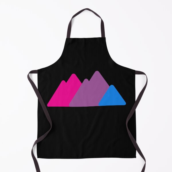 Item preview, Triangle Bi Mountains. Bisexual Pride designed and sold by Subtle Pride Shop.