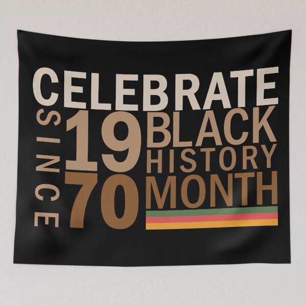 Item preview, Celebrating Black history month since 1970 designed and sold by onzpacesdesign.