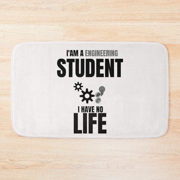 Item preview, Funny Engeneering Quotes,i'am a Engeneering Student i Have No Life designed and sold by behappysiempre.