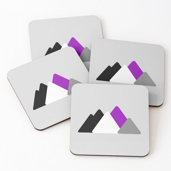 Item preview, Triangle Demi Sexual Mountains. Demisexual Pride designed and sold by Subtle Pride Shop.