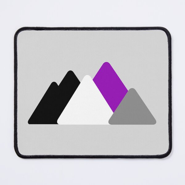 Item preview, Triangle Demi Sexual Mountains. Demisexual Pride designed and sold by Subtle Pride Shop.