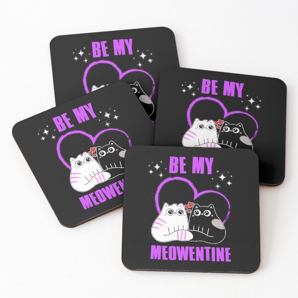 Item preview, Happy Meowentines Day, Be My Meowentine, Cat lover Valentines Day designed and sold by FNStuff.
