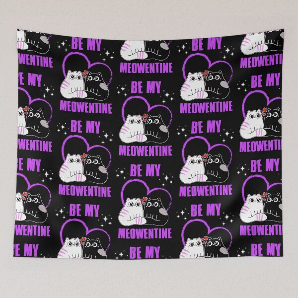 Item preview, Happy Meowentines Day, Be My Meowentine, Cat lover Valentines Day designed and sold by FNStuff.