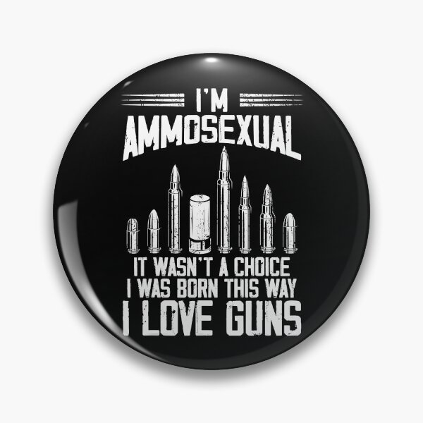 Item preview, I'm Ammosexual I Love Guns Gun Rights Gun Owner Bullet Lover T-Shirt designed and sold by StatutMion.