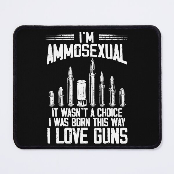 Item preview, I'm Ammosexual I Love Guns Gun Rights Gun Owner Bullet Lover T-Shirt designed and sold by StatutMion.