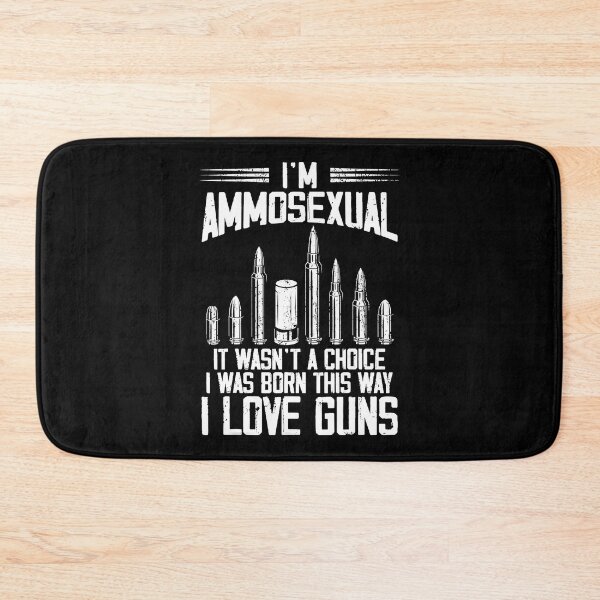 Item preview, I'm Ammosexual I Love Guns Gun Rights Gun Owner Bullet Lover T-Shirt designed and sold by StatutMion.