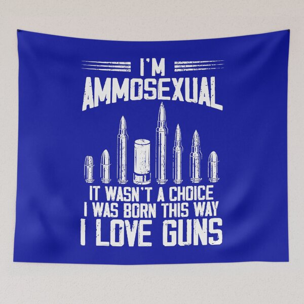 Item preview, I'm Ammosexual I Love Guns Gun Rights Gun Owner Bullet Lover T-Shirt designed and sold by StatutMion.