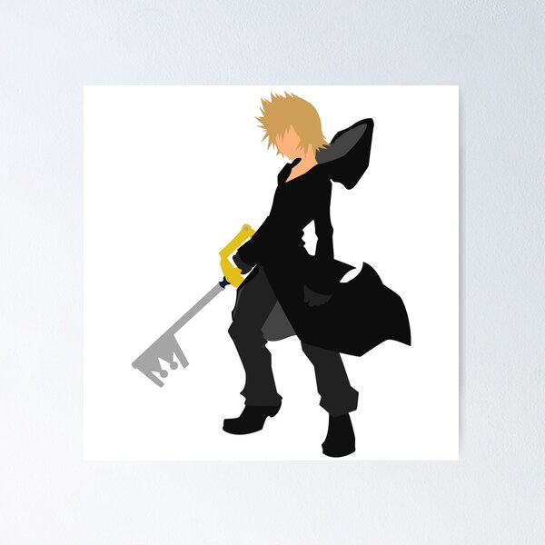 Vista previa del artículo con la obra «Kingdom Hearts-Roxas», diseñado y vendido por TheRedPencil.