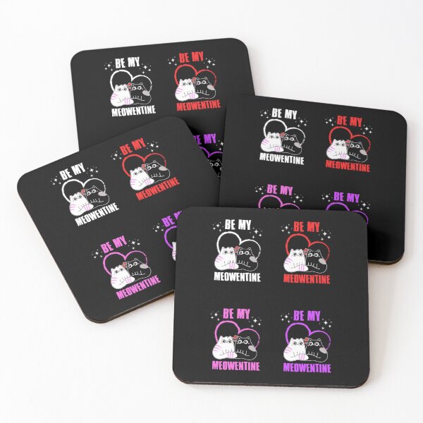 Item preview, Happy Meowentines Day, Be My Meowentine, Cat lover Valentines Day designed and sold by FNStuff.