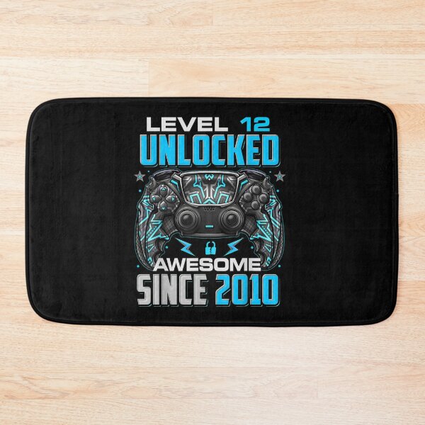 Item preview, Level 12 Unlocked Awesome Since 2010 12th Birthday Gaming designed and sold by Andreberube.