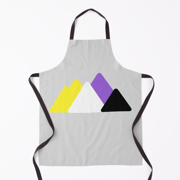 Item preview, Triangle Non Binary Mountains. Nonbinary Pride designed and sold by Subtle Pride Shop.