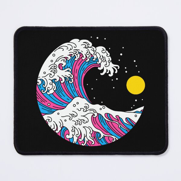 Item preview, Circular Japanese Pan Wave. Pansexual Pride designed and sold by Subtle Pride Shop.