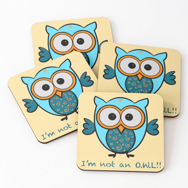 Item preview, Blue and orange owl!! designed and sold by Rtsartmania.