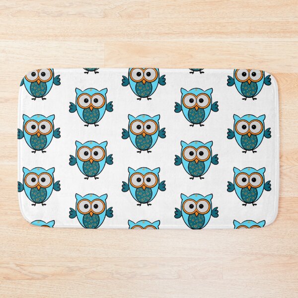 Item preview, Blue and orange owl!! designed and sold by Rtsartmania.