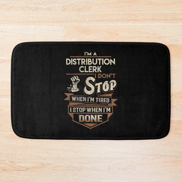Item preview, Distribution Clerk T Shirt - I Stop When Done Job Gift Item Tee designed and sold by natalinedk.