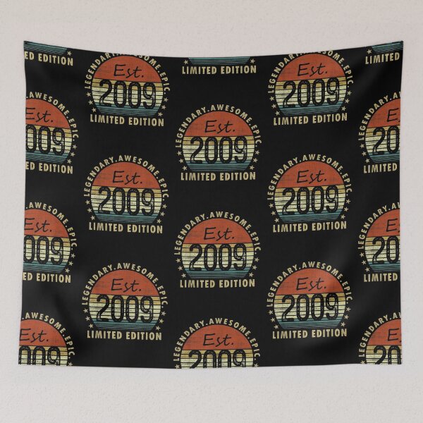 Item preview, Est. 2009 Vintage 2009 Limited Edition 13th Birthday designed and sold by Andreberube.