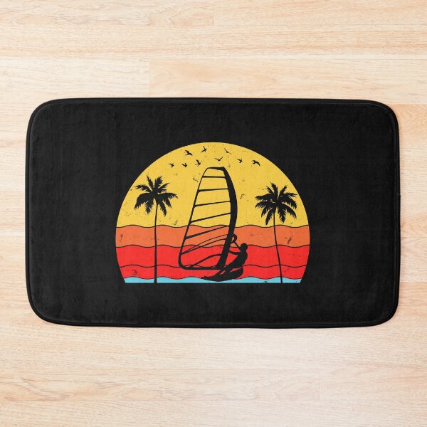 Item preview, Windsurfing Retro Sunset Design-gift for windsurfers designed and sold by BRtisticDesigns.