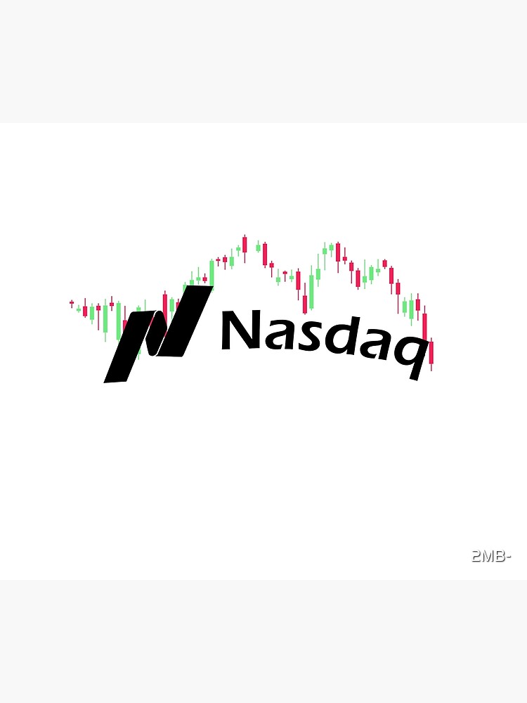 "Nasdaq stock market candle stick chart" Poster for Sale by 2MB