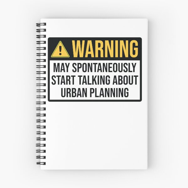 Item preview, Urban Planner Funny Warning designed and sold by woodesigner.