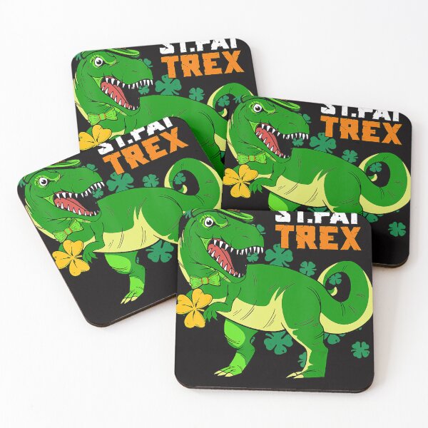 Item preview, Happy St Pat-Trex Day Saint Patrick Dinosaur Boys Girls Kids designed and sold by CindyButler.