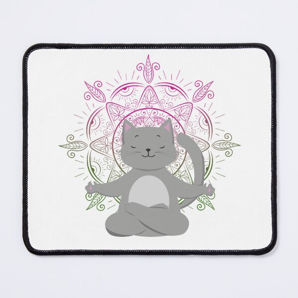 Item preview, Meow-Maste With Yoga Cat  designed and sold by Peach-Design.