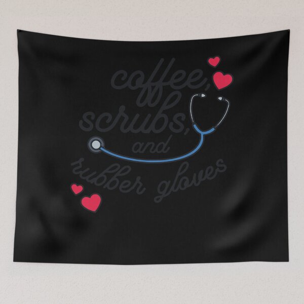 Item preview, Nurse Shirt, Coffee Scrubs and Rubber Gloves designed and sold by PhillipRoss.