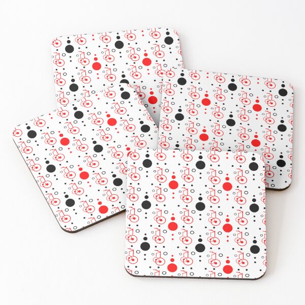 Item preview, Black & Red Abstract Pattern ||| designed and sold by Gladiator2008.