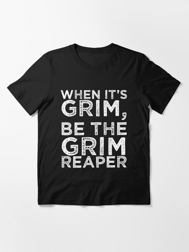 : When its Grim be The Grim Reaper T Shirt Andy Reid Mahomes  Tshirt T-Shirt Black : Clothing, Shoes & Jewelry