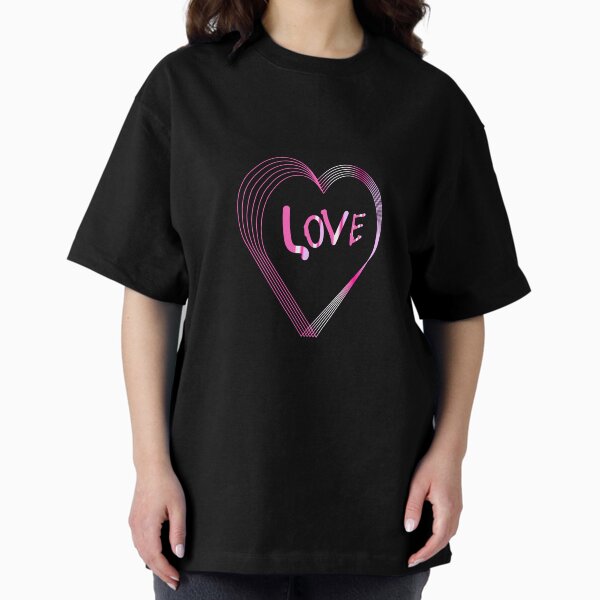 Item preview, Camiseta rosa con forma de corazón. designed and sold by youme63.